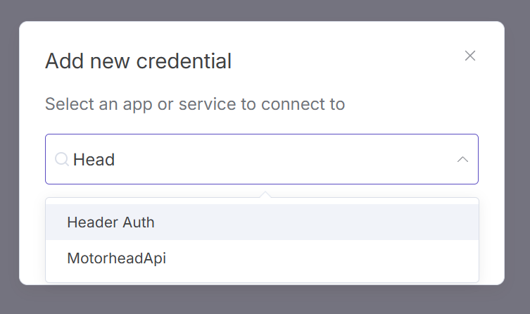 Credential検索