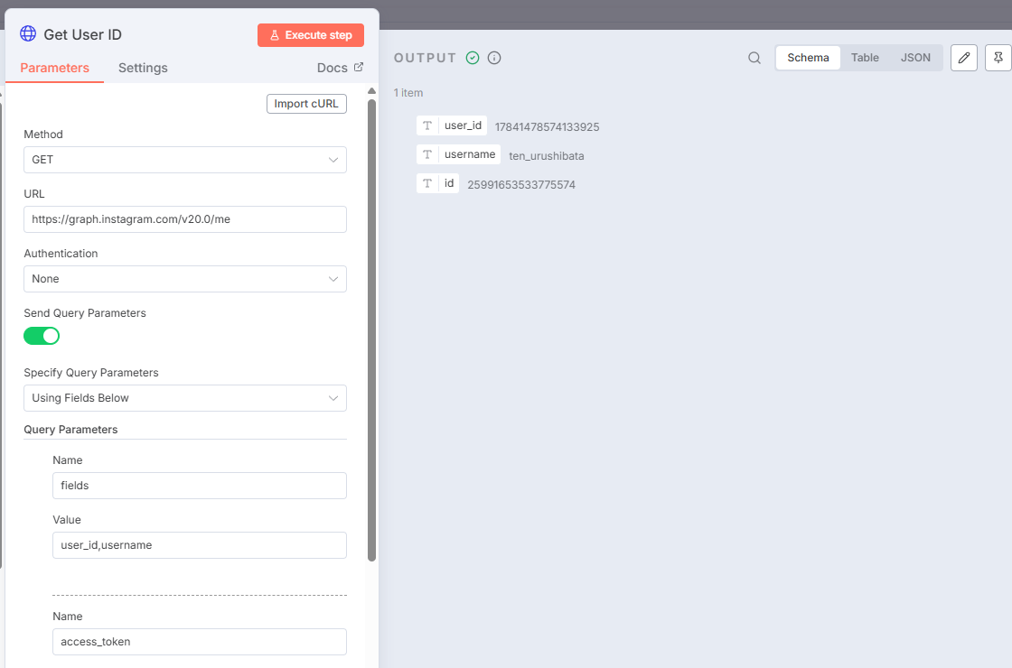 Get User ID