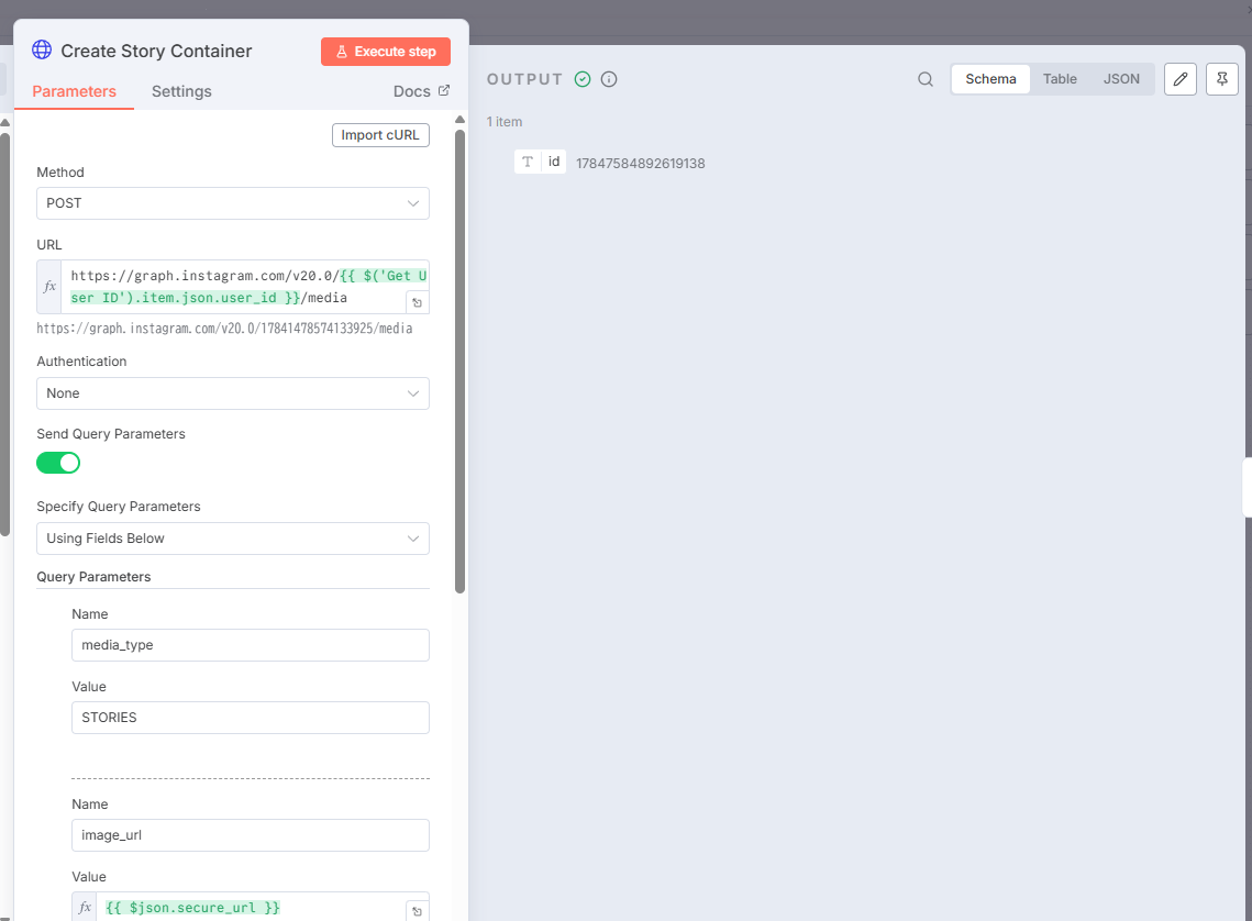 Create Story Container