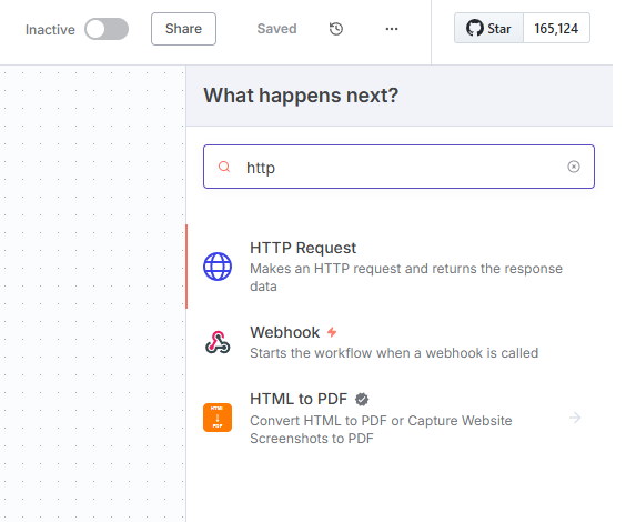 HTTP Request検索