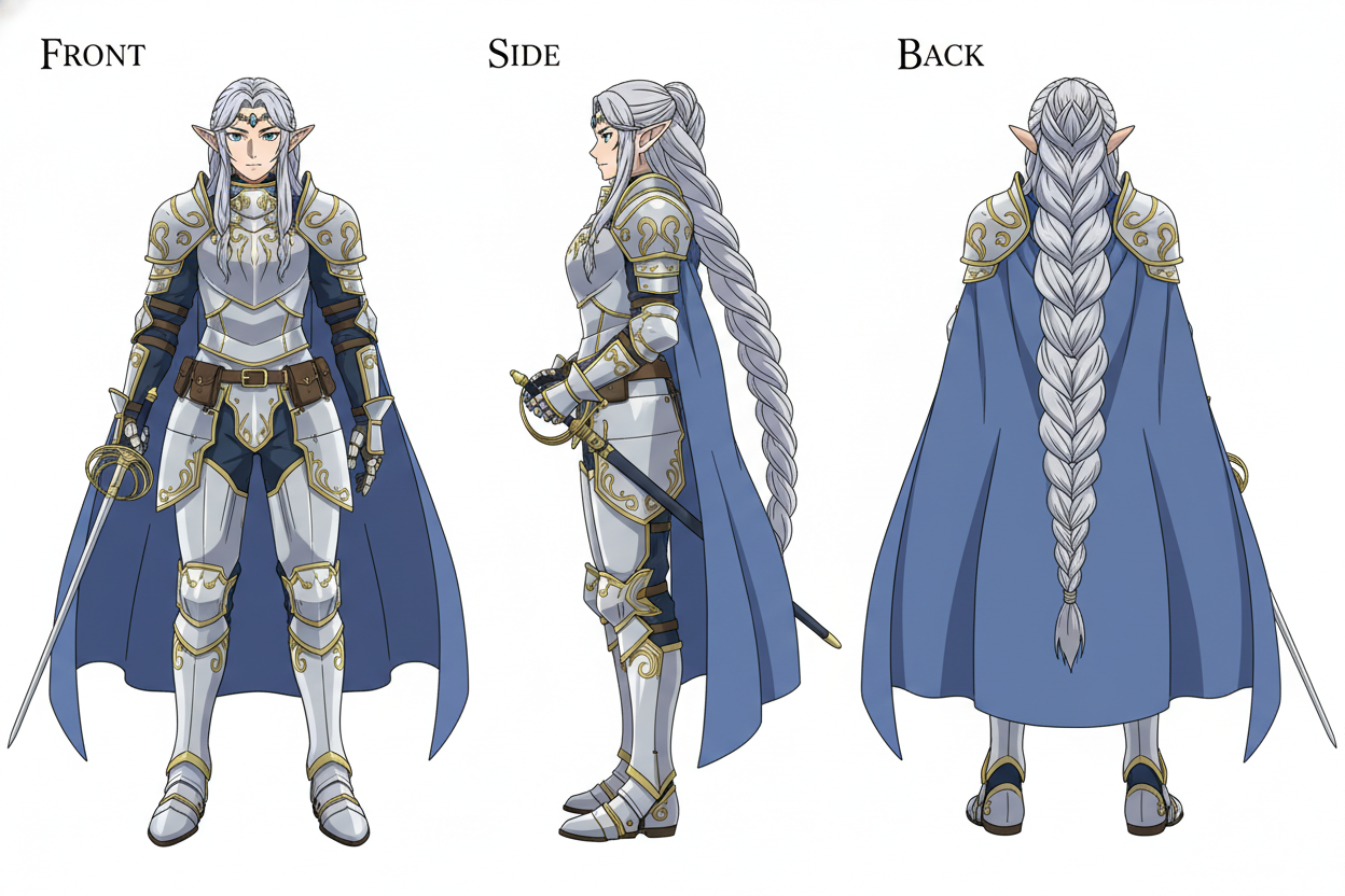エルフ騎士キャラクターシート