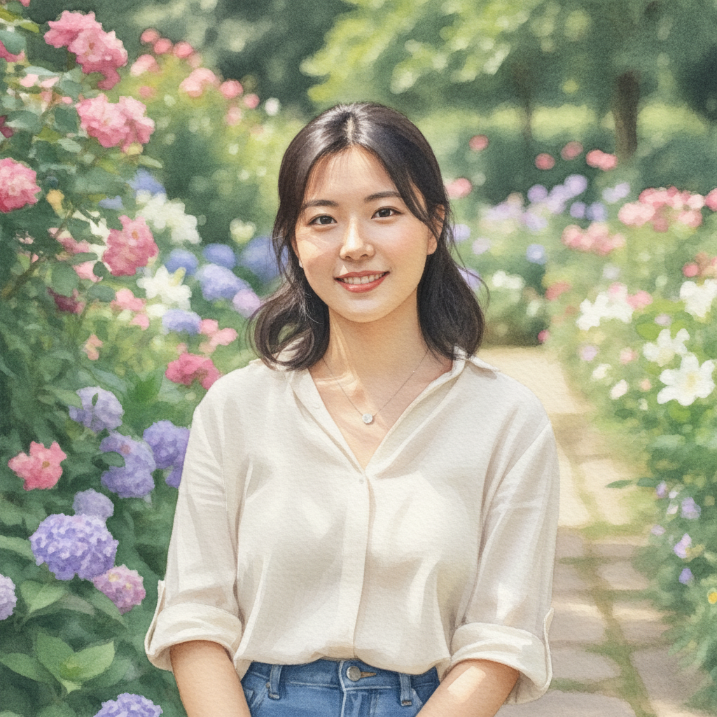 水彩画風変換